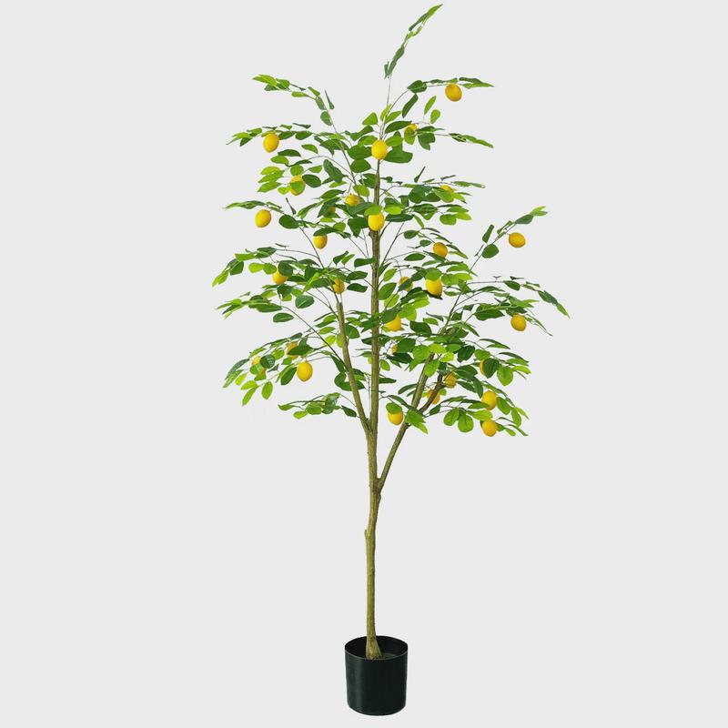 柠檬树仿真绿植摆件假植物盆栽仿真树室内客厅落地装饰品厂家直销