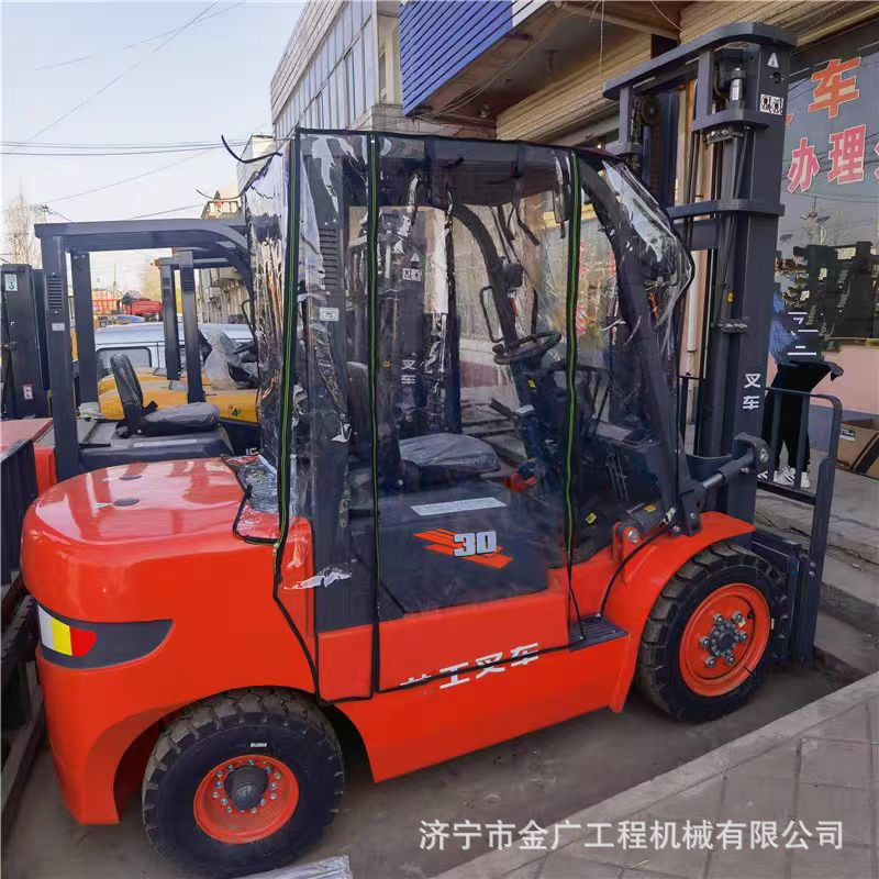 热销叉车防雨罩车衣风罩挡雨帘挡加厚遮阳篷