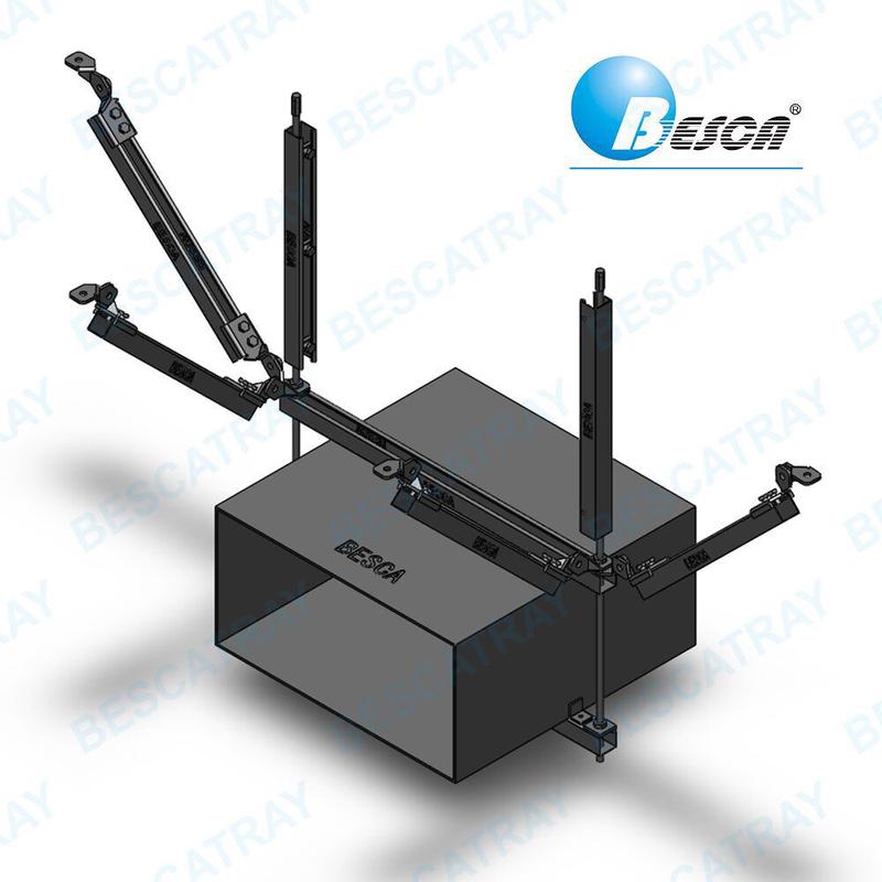 支架支吊架扬中出口厂家长期供应金属线槽支架抗震抗震太阳能