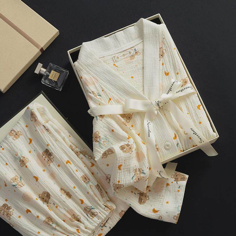 纱布月子服夏季薄款产后9月份8孕妇睡衣哺乳春秋纯棉产妇大码住院,孕妇装/孕产妇用品/营养,家居服套装,淘宝优惠券,粉丝福利购,淘宝优惠卷