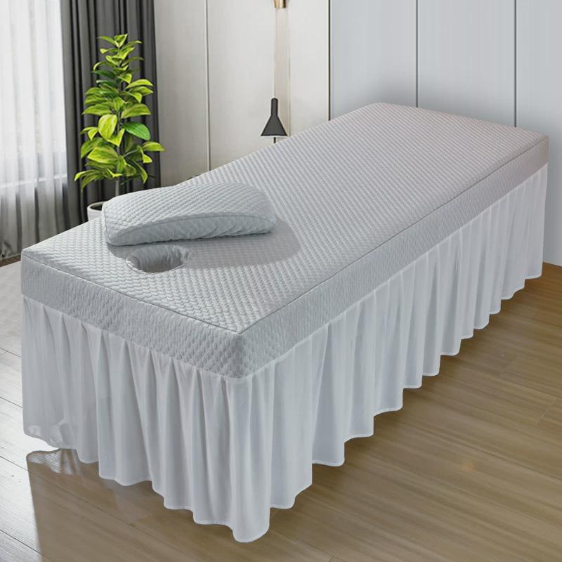 美容床冰丝凉席可折叠水洗美容院床裙感床单凉按摩床席空调席夏