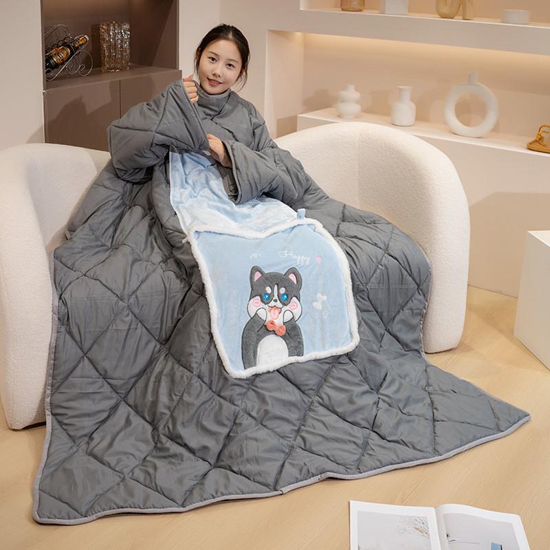 抱枕毯子二合一被子两用车用女生睡觉专用办公室午睡毛毯枕头靠枕