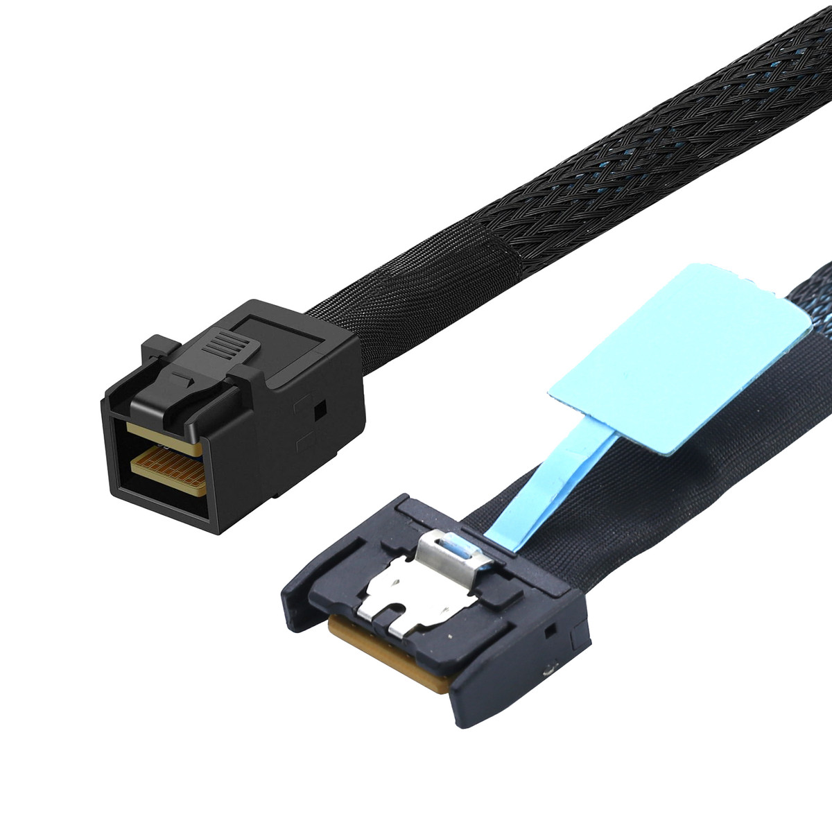 Gen5 MCIO Slimline SFF-8654 4i转HD SFF-8643 服务器数据连接线