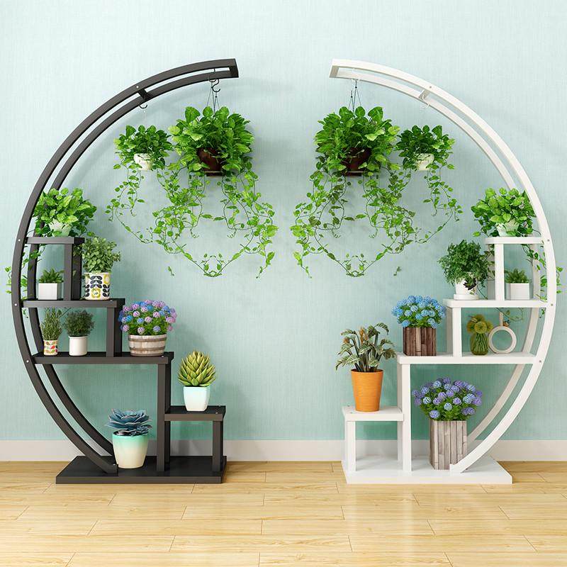 心形花架子客厅落地式阳台装饰花架展示架室内架多层绿植置物架