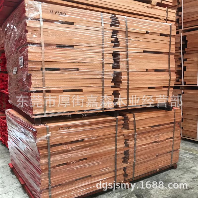 AA级欧洲直边料榉木块衣架木刷方料直拼指接板居家家具实木板厂家