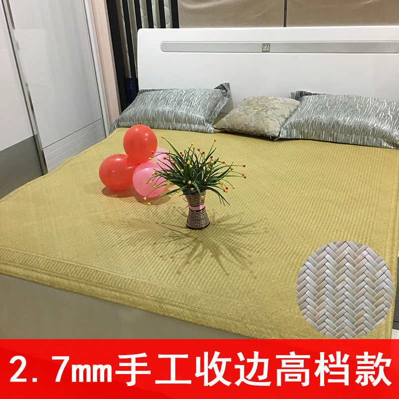 7yx批发水竹凉席/水竹青1.8米/手工编织竹席/头席子细篾席