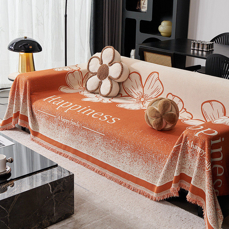 高级感轻奢沙发巾沙发布盖布一片式全包防滑耐脏沙发毯子四季通用