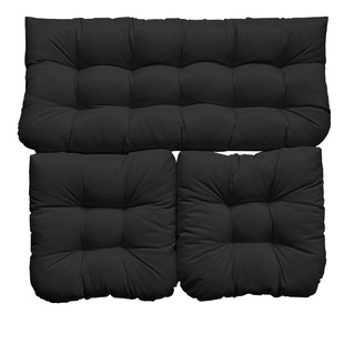 爆款加厚靠垫坐垫户外一体椅子垫办公室椅垫藤椅坐垫三件套