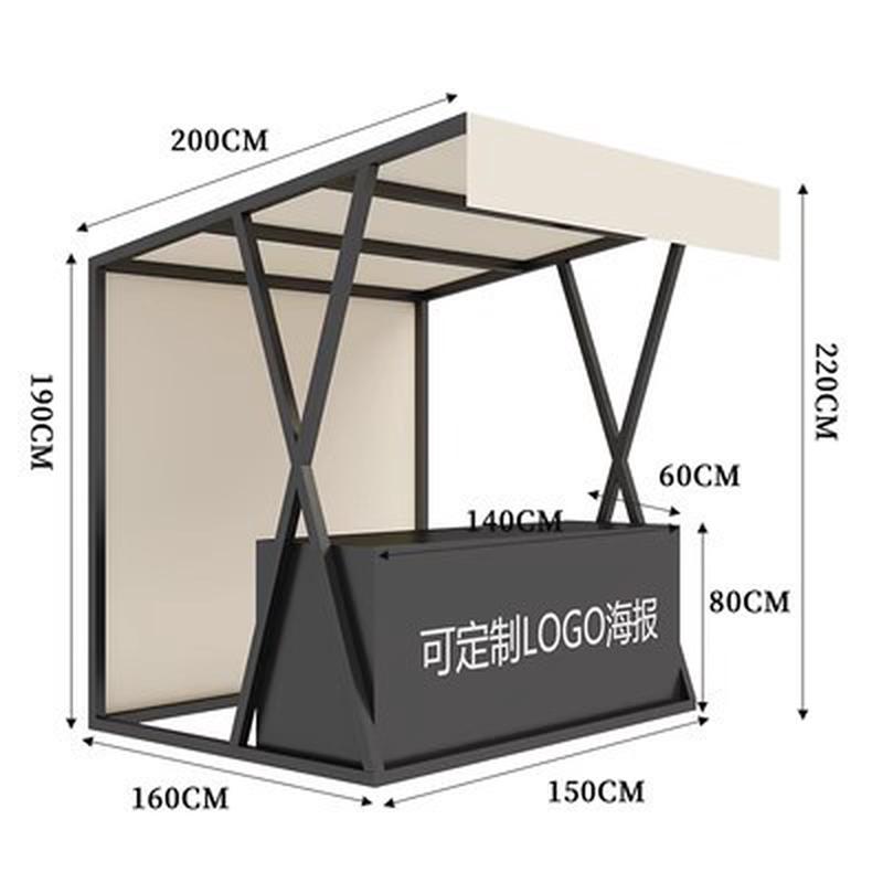 集市摊位架摆摊小推车网红移动美食活动棚铁艺夜市商场促销手推车