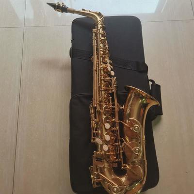 金音中音萨克斯jyas-e100g降e金漆萨克黄铜弯管萨克斯风