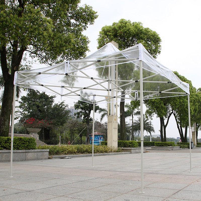 户外阳光棚遮雨棚庭院透明篷挡雨保暖四脚伞多肉房帐篷蓬防雨花房