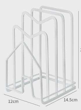 2eie菜板放置架台面地厨房案板置物架砧板收纳架切菜板支架座落锅