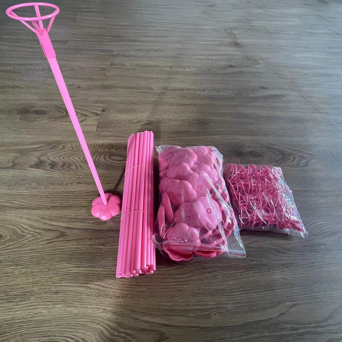 结婚祝寿生日派对桌装饰乳胶气球酒店餐桌飘立柱路引托杆支架