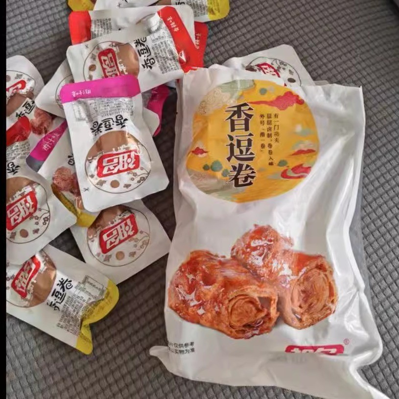 祖名香逗卷豆卷五香味豆腐干豆干豆制品豆皮零食卤味素食追剧零食