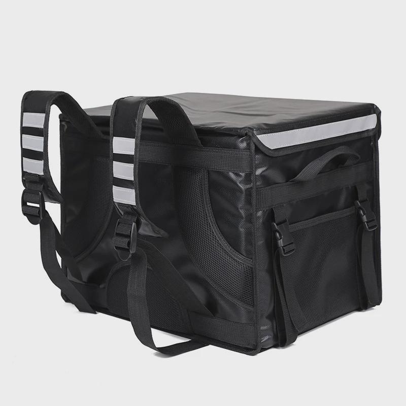 62升外卖送餐箱保鲜双肩背保温箱冷藏防水分隔车载配送箱子厚