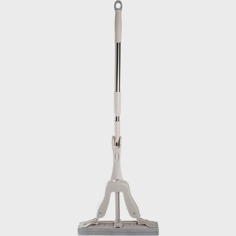 大号海绵拖把头免手洗懒人地拖布家用拖地胶棉拖对折式挤水一拖净