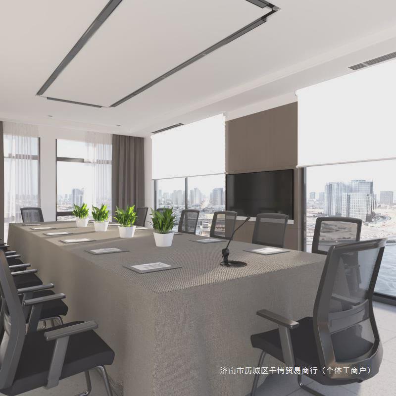 热销台布尺寸会议室桌布长方形商务会议桌茶桌办公室纯色素色宽加