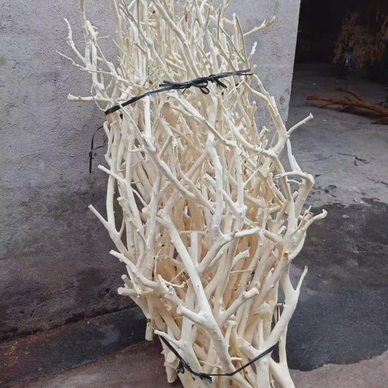 新中式风树枝干树枝原木杈艺术枝白花瓶枯木假树枝干树枝仿真树枝