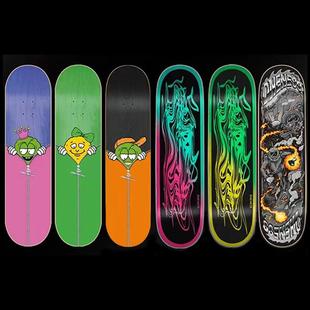 oneness专业滑板滑板动作男女生成人儿童刷街代步双翘初学者复合