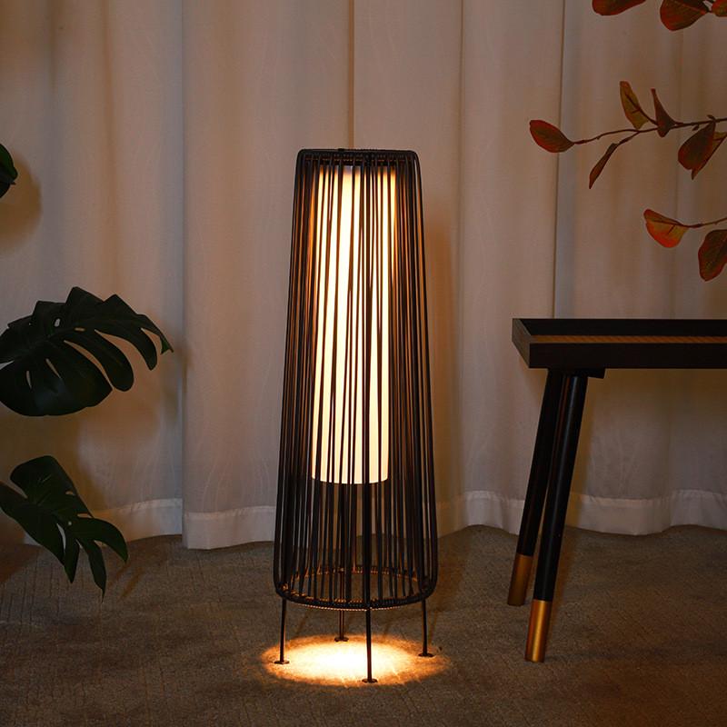 太阳能铁艺庭院灯户外防水藤编灯别墅花园氛围装饰灯太阳能草坪灯