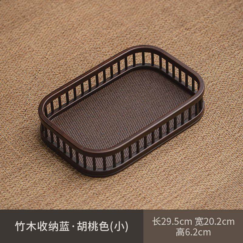 复古藤编竹木收纳篮甜品摆盘盘茶点篮茶几桌面置物高档客厅摆件,收纳整理,橱柜收纳筐,淘宝优惠券,粉丝福利购,淘宝优惠卷
