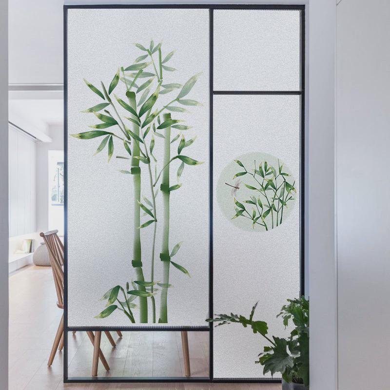 办公室窗户玻璃门贴纸卫生间浴室静电贴膜玻璃磨砂透光不透明窗贴