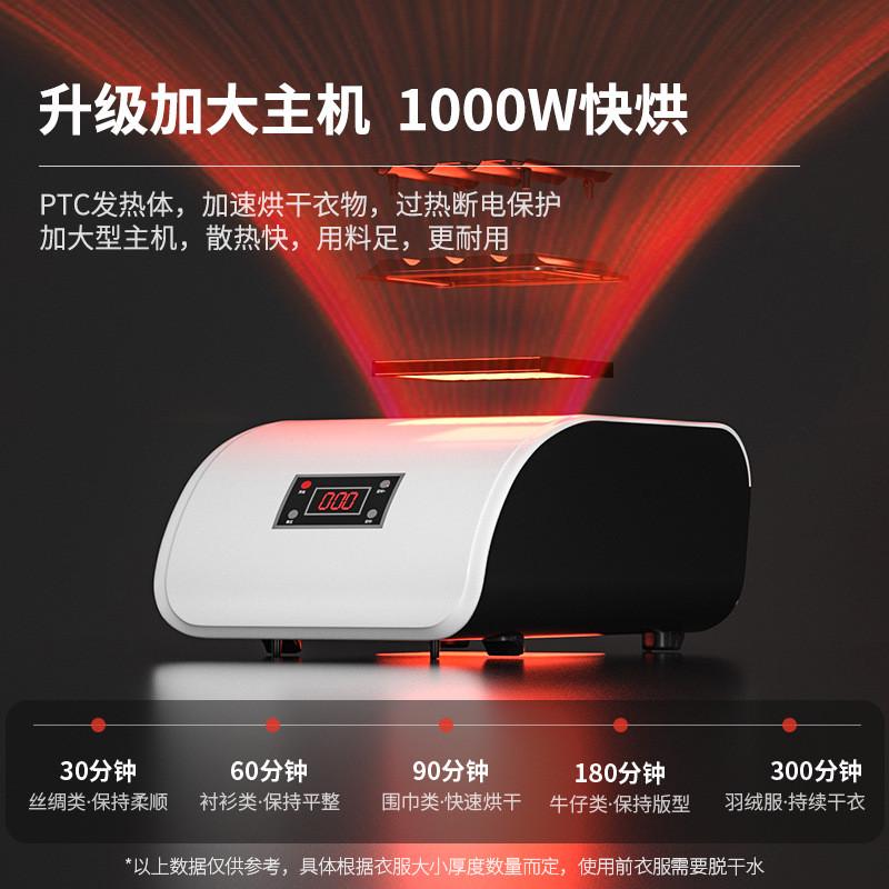 翔戈干衣机主机方形出风口干衣机主机头烘衣机家用配件1000W