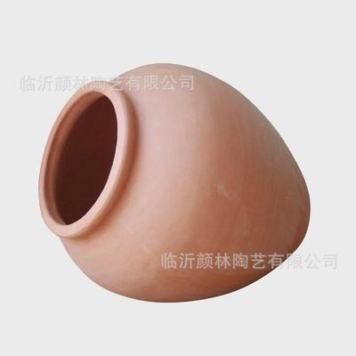 卧罐斜罐躺罐花陶罐贴地陶罐红陶装饰盆流淌歪罐斜底陶罐花盆异形