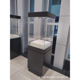 玻璃罩展示台烤漆展柜博物馆展台展厅商超珠宝饰品柜古董钟表展柜