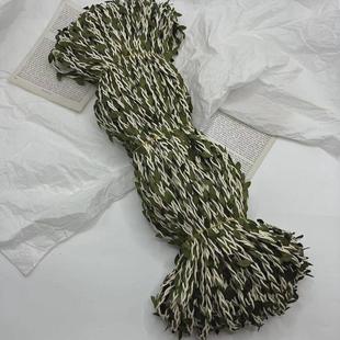 100米厂家直销蜡绳树叶彩色麻绳树叶仿真藤条diy树叶圣诞花束捆扎