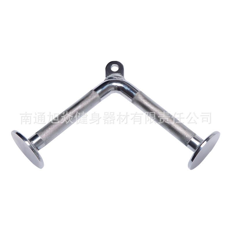 力量训练器械把手大小拉力健身器材配件划船高位下拉飞鸟杆一件代