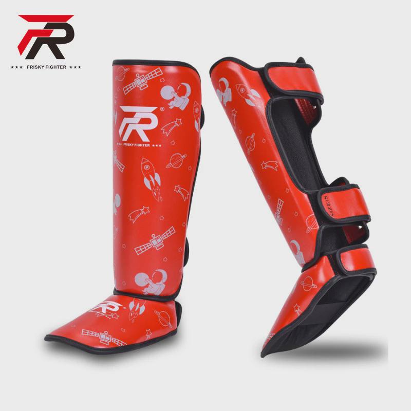 frisky泰拳散打护腿儿童成人自由护腿板拳击搏击训练护腿护具