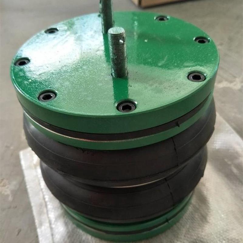 囊式橡胶空气弹簧减震橡胶气囊法兰式密封式单曲双曲空气弹簧厂