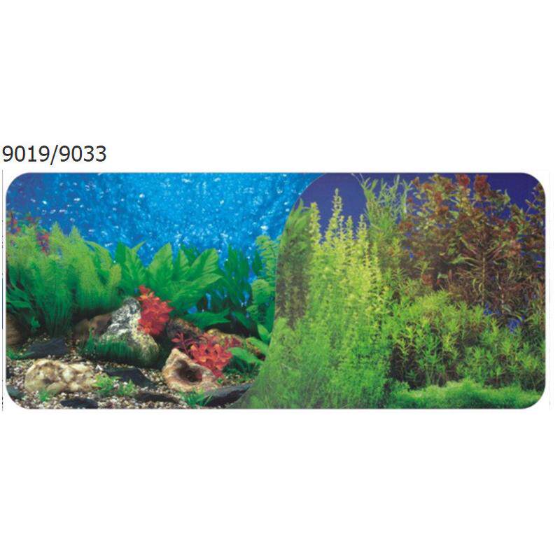 30/40/50/60cm双面厚画鱼缸背景画水族装饰背景画多款水族箱