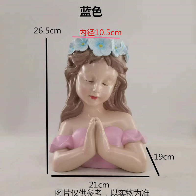 创意欧式天使花盆家居客厅工艺品办公装饰仙女花插摆件树脂阳台,鲜花速递/花卉仿真/绿植园艺,花盆,淘宝优惠券,粉丝福利购,淘宝优惠卷