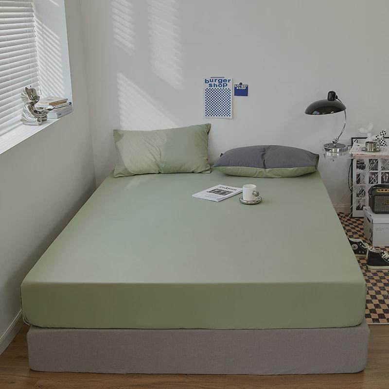 水洗棉加厚四季床罩床笠纯色单独款1.5/1.8床垫保护套南通原产地4,床上用品,床裙,淘宝优惠券,粉丝福利购,淘宝优惠卷