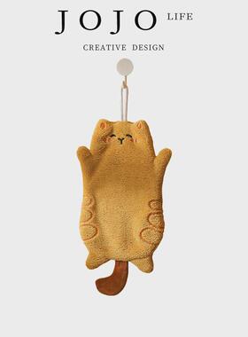 JOJO'S L. PD.Granul.擦手巾小猫米粒珊瑚绒礼品毛巾厨房 | 粒化