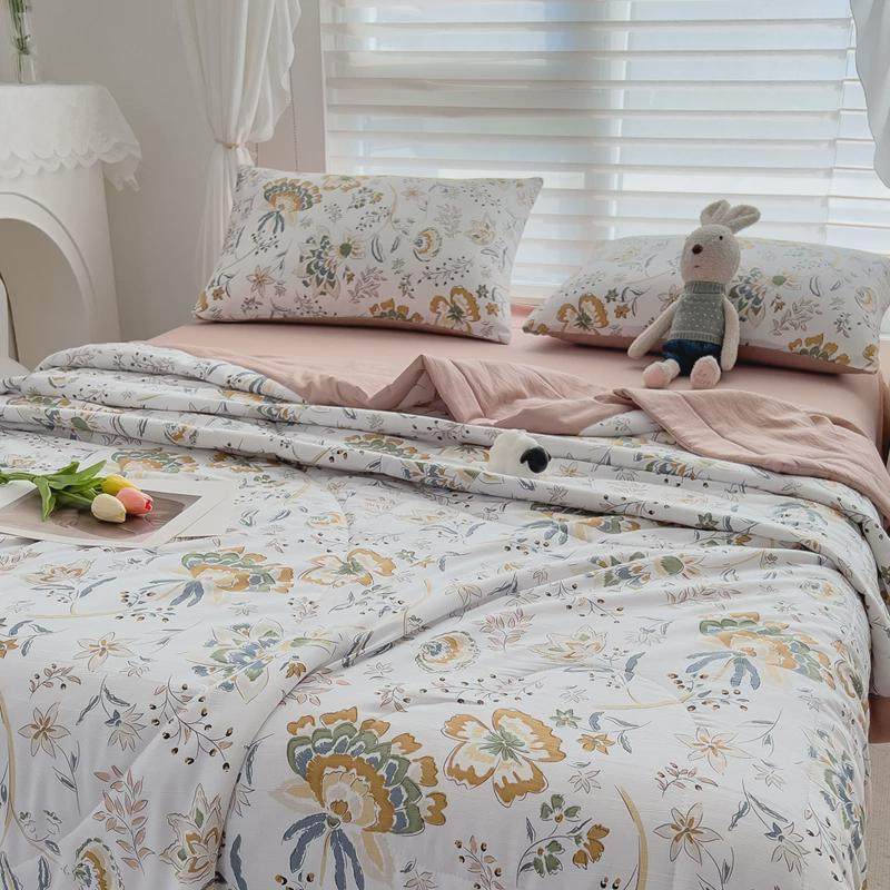 2v06薄水洗棉麻夏凉被空调被夏季可机洗单人柔软薄款夏季,床上用品,化纤被,淘宝优惠券,粉丝福利购,淘宝优惠卷