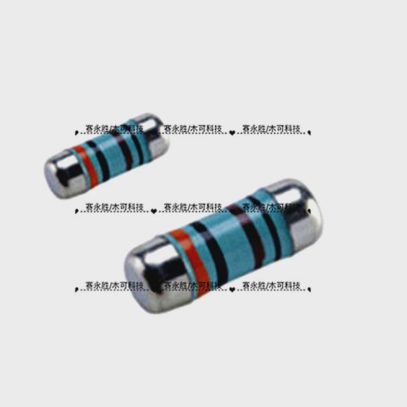 0204 0207贴片晶圆电阻0R-1M 1% 1K  金属膜圆柱型 高精密电阻器