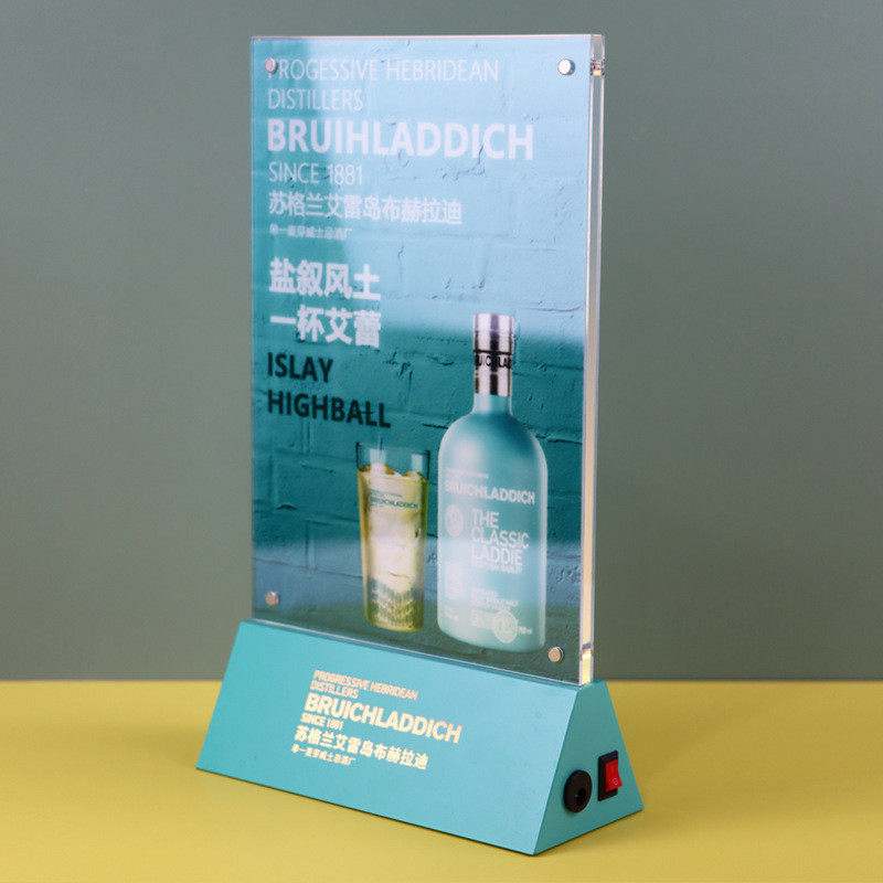 亚克力双面桌面台牌酒吧充电发光桌牌展示台卡菜单牌酒水广告牌,文具电教/文化用品/商务用品,桌牌/台牌,淘宝优惠券,粉丝福利购,淘宝优惠卷