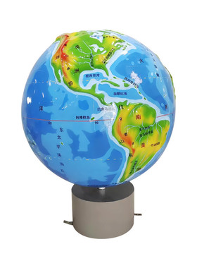 广东学校地理园地貌地形图凹凸雕塑模型生物园雕塑动植物进化树