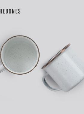 欧式北邦餐具套装barebones简约金边西餐盘碗杯子组合户外野餐碗