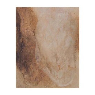 侘风寂高级感手绘肌理油画玄关装饰画客厅沙发背景墙抽象艺术挂画