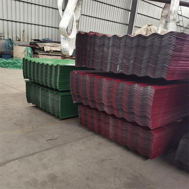 灰色彩钢瓦镀锌瓦镀铝镀锌瓦瓦彩瓦t型隔热厂房楞板量大优惠