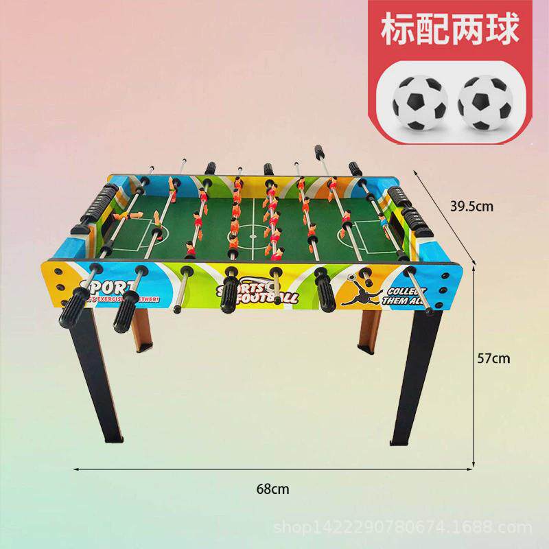 跨境新款家用儿童足球桌加厚木质男孩女孩足球游戏桌小型桌上足球
