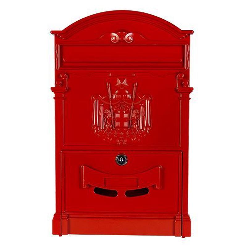 欧式别墅室外信箱门口户意见箱摄影道具创意铸铝不锈件信报箱邮筒