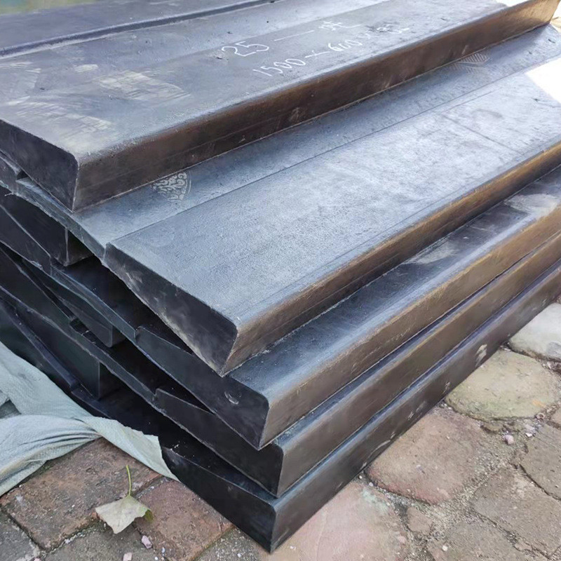 定制橡胶鞍座可加工橡胶板u型片卷板铝卷金属减振橡胶底座