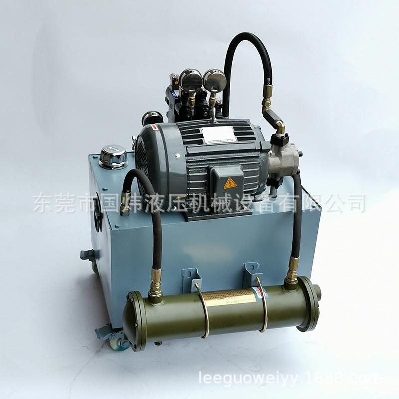 厂家自主设计直销二组抽芯注塑机3hp2.2kw液压站成套液压系统