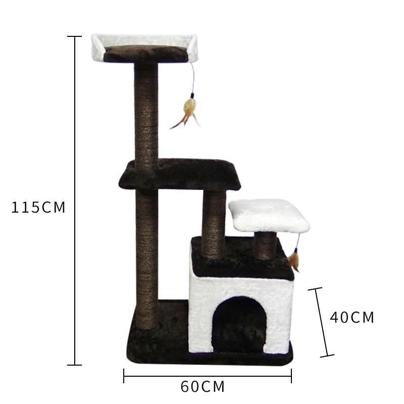 柱子大型猫爬架猫抓板猫抓柱子猫树猫塔猫架猫窝猫咪磨爪通天豪华