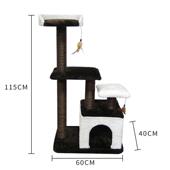 豪华大型猫爬架猫抓板猫抓柱子猫树猫猫架塔猫窝猫咪磨爪通天柱子